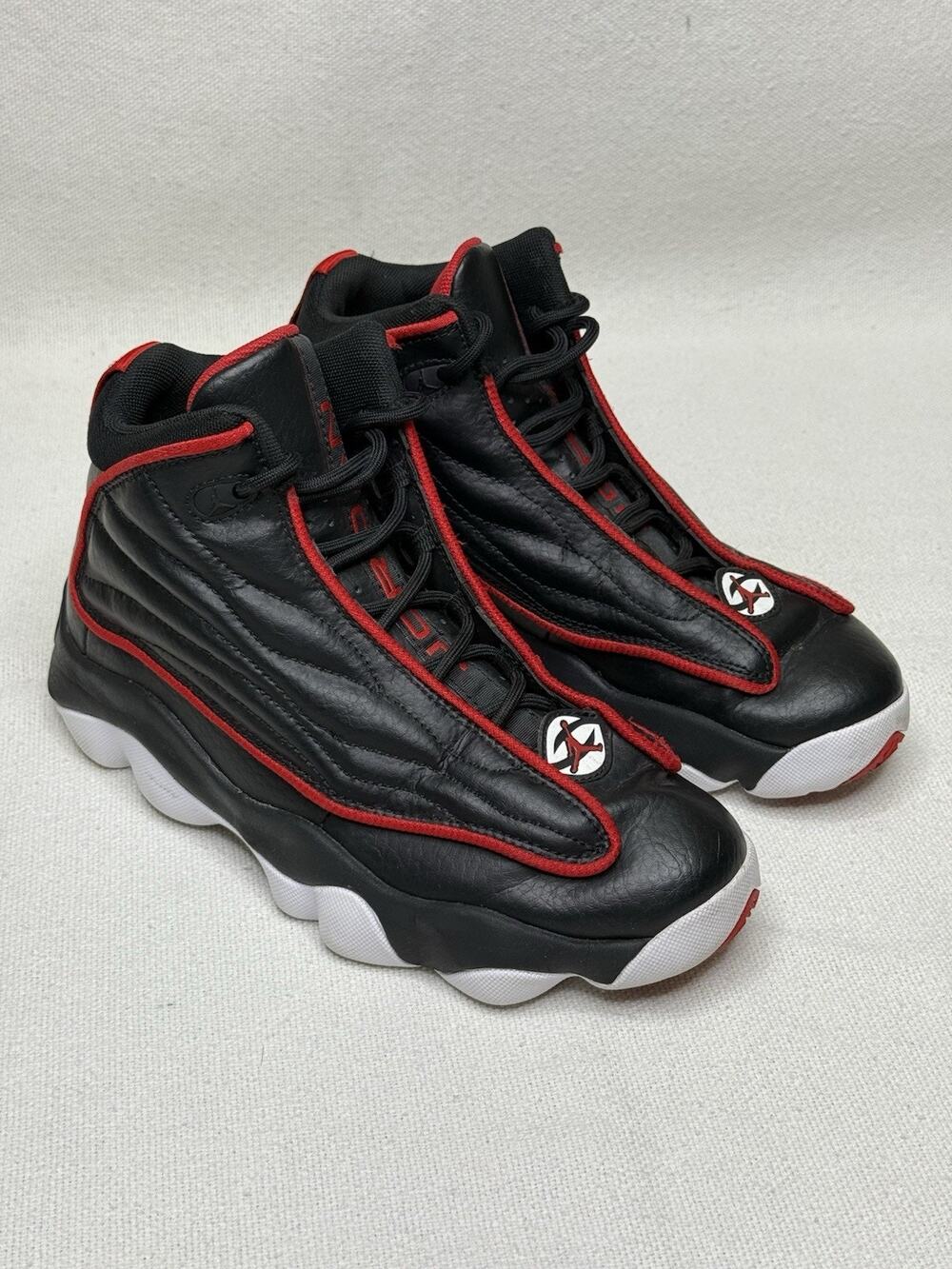 Kids Youth Nike Air Jordan Pro Strong GA Black University Red Size 5.5 High Top